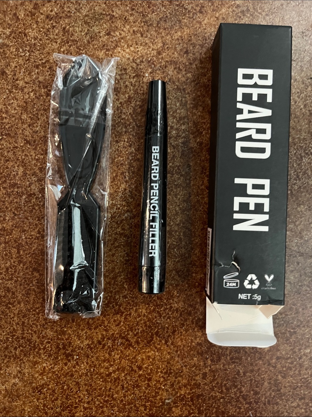 Beard Pen - Black Precision Beard Pencil Filler